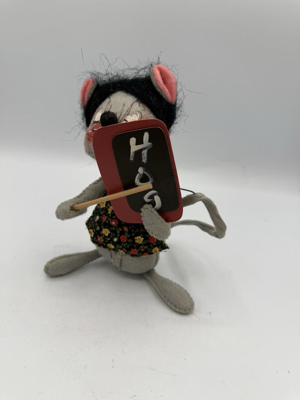 Annalee Mobilitee Teacher Mouse Doll 6” Chalkboard Pointer